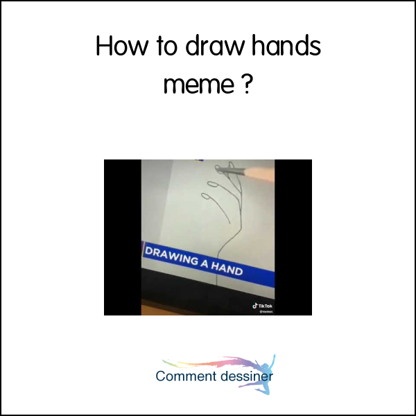 How to draw hands meme How to draw